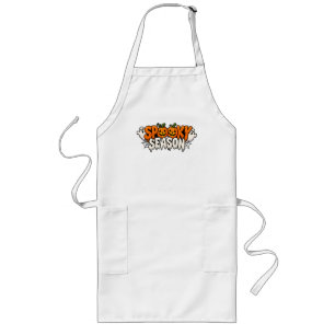 Halloween Spooky Season Ghosts Long Apron