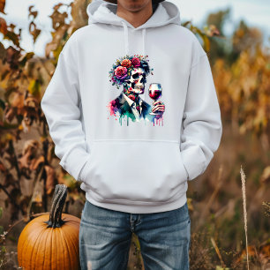 Halloween Spooky Skull Man Hoodie