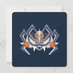 Halloween Spooky Spider / King of Pumpkin Invitation