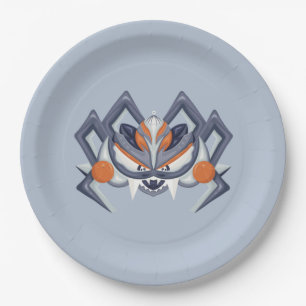 Halloween Spooky Spider / King of Pumpkin Paper Plate