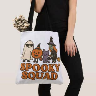 Halloween Spooky Squad Cute Funny Tote Bag