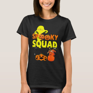 Halloween Spooky Squad Scary Pumpkin Trick Treat C T-Shirt