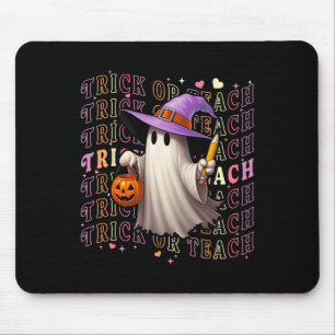 Halloween Spooky Teacher Ghost Costume For Men Wom Mouse Pad
