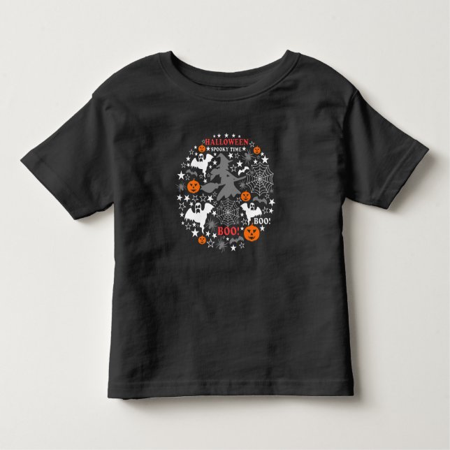 Halloween Spooky Time Toddler T-Shirt (Front)