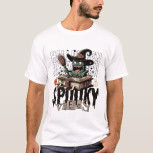 Halloween spooky vibes (book) T-Shirt