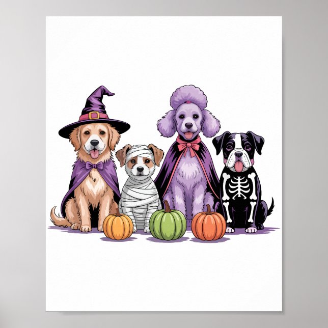 Halloween Squad Dog Poster (Front)