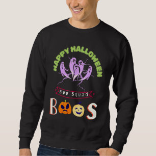 Halloween Squad Ghosts Costume Boo Crew Pumpkin 2 Sweatshirt