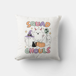 Halloween Squad Ghosts Ghouls Funny Spooky Women G Cushion