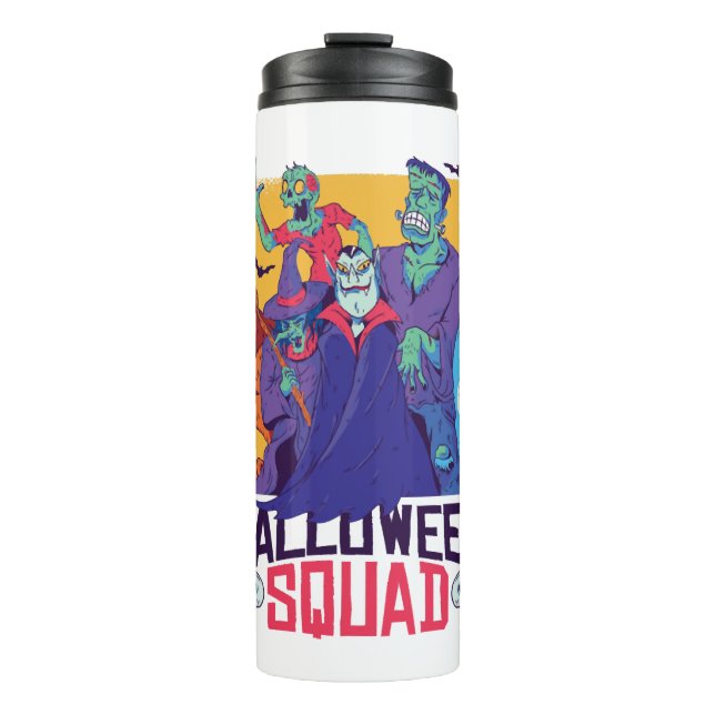Halloween Squad  Thermal Tumbler (Front)