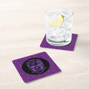 Halloween  square paper coaster