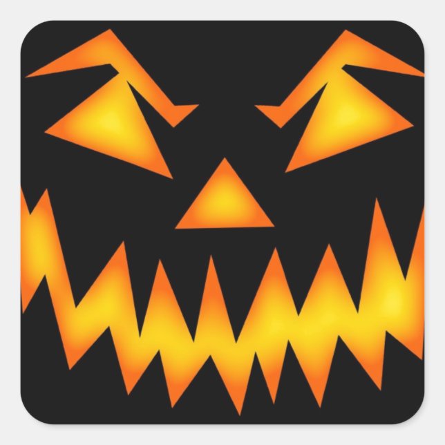 Halloween Square Sticker (Front)