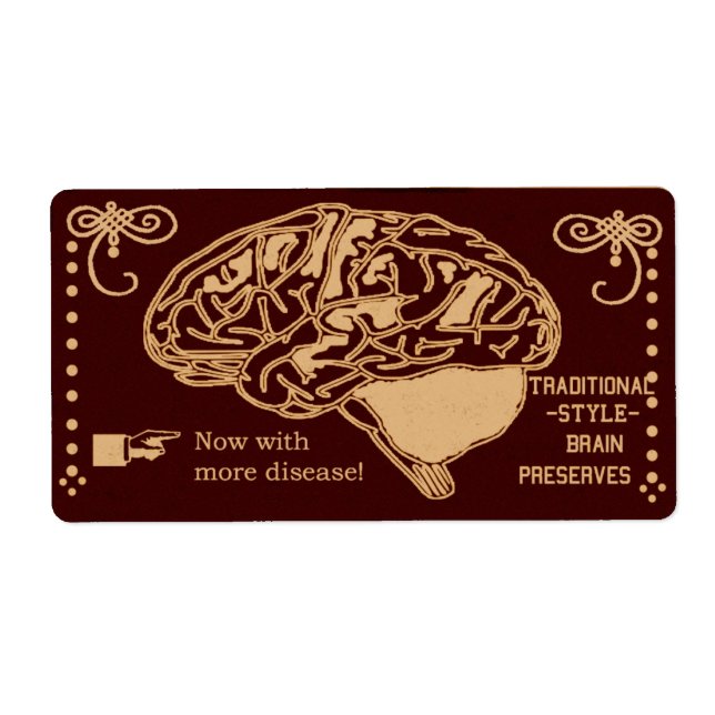 halloween squishy brain canning (Front)