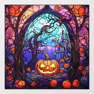 Halloween Stained Glass Window Cling