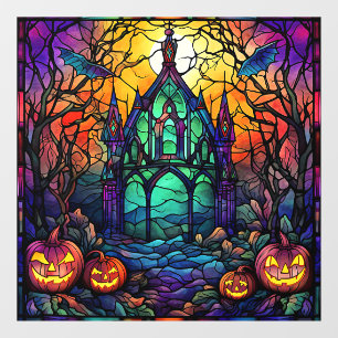 Halloween Stained Glass Window Cling