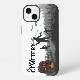 Halloween Stamp Collection "Creepy Cemetery" iPhone 13 Case