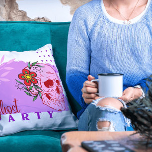 Halloween Stamp Collection "Ghost party" on a Cushion