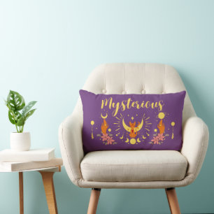 Halloween Stamp Collection "Mysterious" 13" x 21" Lumbar Cushion