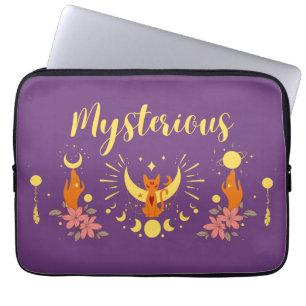 Halloween Stamp Collection "Mysterious" Laptop Sleeve