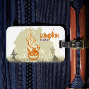 Halloween Stamp Collection "Pumpkinhead" Luggage Tag