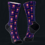 Halloween Star Goggles 31 UK Mic October Pumpkin Socks<br><div class="desc">Halloween Star Goggles 31 UK Mic October Pumpkin. Best gifts for Halloween Festival T-shirts, Ghost Comforter, Trick or Treat iPhone Case, National Pumpkin Day Curtains, Goggles Tees, Pumpkin Mug, Mic Tops, Star Pillow, Birthday Tees, Anniversary T-shirts, Christmas, and Birthday T-shirts. Women Mens Custom High-Performance Athletic Crew Sock. The Colourful designer-fitting...</div>