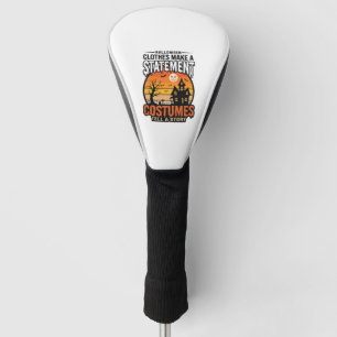 Halloween Statement Costumes Vintage T-Shirt Desig Golf Head Cover