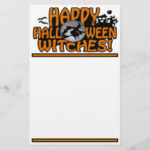 Halloween stationary, customisable stationery