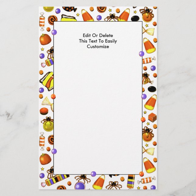 Halloween Stationery (Front)