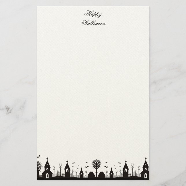 Halloween Stationery (Front)