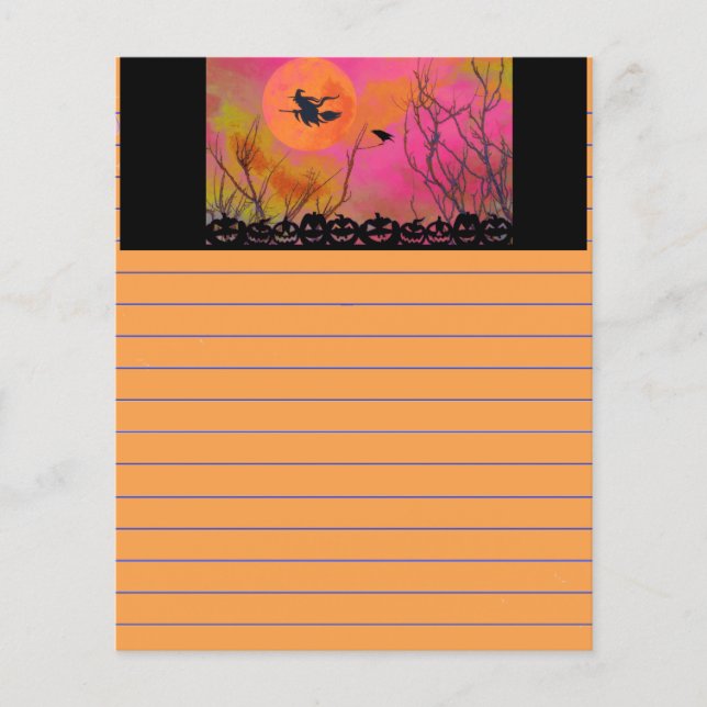Halloween Stationery (Front)