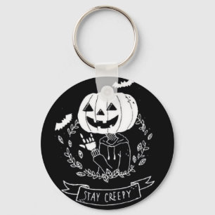 Halloween Stay Creepy Key Ring