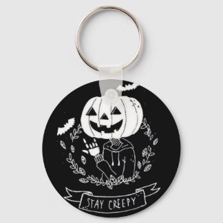 Halloween Stay Creepy Key Ring