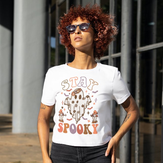 HALLOWEEN STAY SPOOKY GROOVY GHOST T-Shirt (Creator Uploaded)