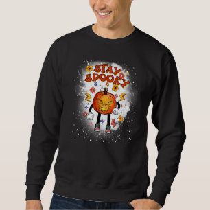 Halloween Stay Spooky Scary Jack o Lantern Sweatshirt