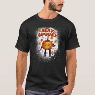Halloween Stay Spooky Scary Jack o Lantern T-Shirt