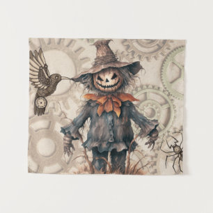 Halloween Steampunk Art Tapestry