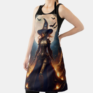 Halloween Steampunk Forest Witch Apron