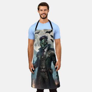 Halloween Steampunk Frankenstein's Monster Apron