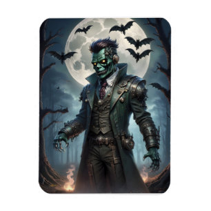 Halloween Steampunk Frankenstein's Monster Magnet