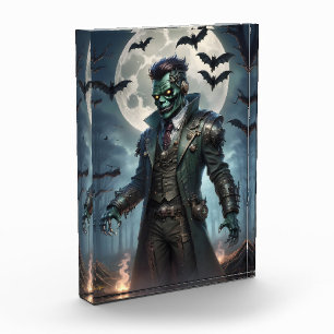 Halloween Steampunk Frankenstein's Monster Photo Block