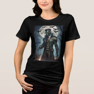 Halloween Steampunk Frankenstein's Monster Tri-Blend Shirt