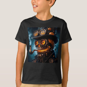 Halloween Steampunk Gothic Jack-O-Lantern T-Shirt