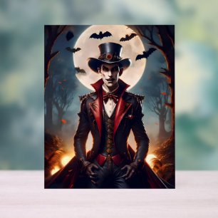 Halloween Steampunk Gothic Zombie Vampire Acrylic Sign