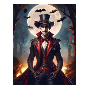 Halloween Steampunk Gothic Zombie Vampire Photo Print