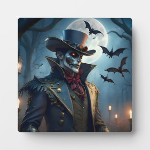 Halloween Steampunk Southern Gothic Zombie Plaque