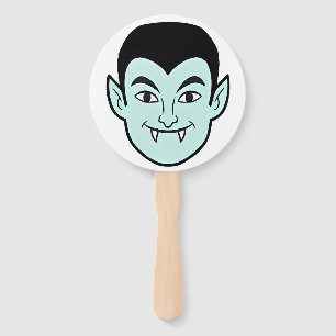 Halloween Stick Faces – Double-Sided Party Props Hand Fan