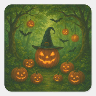 Halloween sticker that matches nature