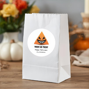 Halloween Sticker – Triangle Pumpkin Face