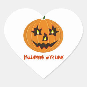 Halloween sticker with customisable text
