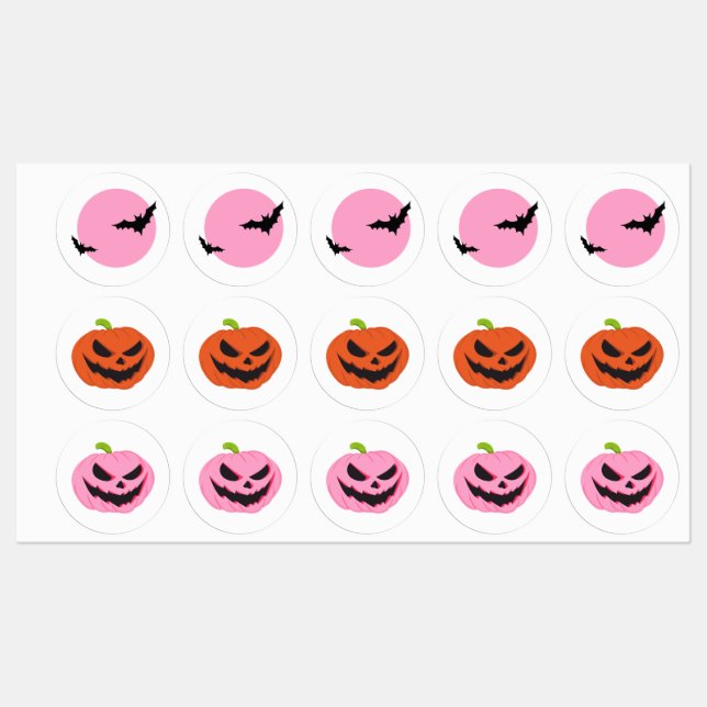 Halloween Stickers (Sheet)