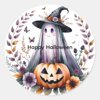 Halloween stickers and labels